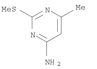 6-methyl-2-(methylsulfanyl)pyrimidin-4-ylamine